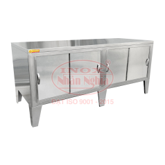 BÀN TỦ NHÀ BẾP CỬA LÙA INN 172