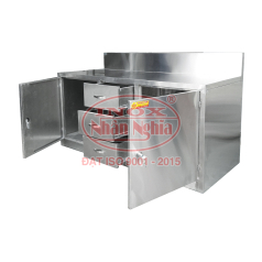 BÀN TỦ Y TẾ 2 CỬA MỞ VÀ 3 HỘC KÉO