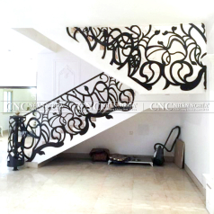 Cầu Thang Sắt Mỹ Thuật CNC-060