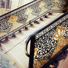 Cầu Thang Sắt Mỹ Thuật CNC-061