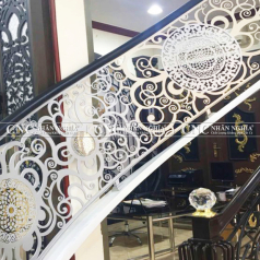 Cầu Thang Sắt Mỹ Thuật CNC-083