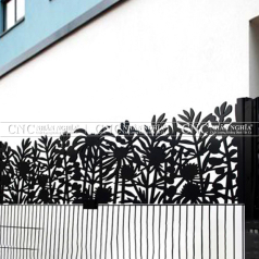 Hàng Rào Sắt Mỹ Thuật CNC-145