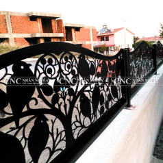 Hàng Rào Sắt Mỹ Thuật CNC-146