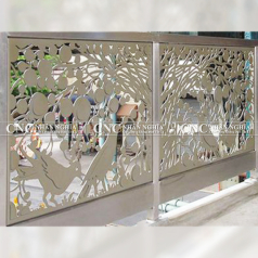 Hàng Rào Sắt Mỹ Thuật CNC-162