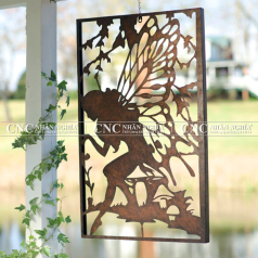 Khung trang trí sân vườn sân thượng CNC-210