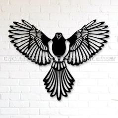 Hình trang trí hình chim ưng sắt CNC-216