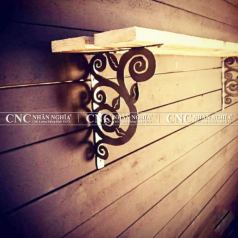 Kệ trang trí hoa văn CNC-217