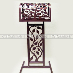 Hộp thư hình chiếc lá sắt mỹ thuật CNC-221