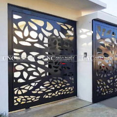 CỬA CỔNG SẮT MỸ THUẬT 1 CÁNH CNC-001