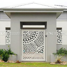 CỬA CỔNG SẮT MỸ THUẬT 1 CÁNH CNC-002