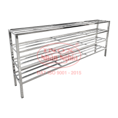 KỆ ĐỂ GIÀY DÉP INOX 4 TẦNG