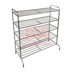 KỆ ĐỂ GIÀY DÉP INOX 5 TẦNG MẪU 01