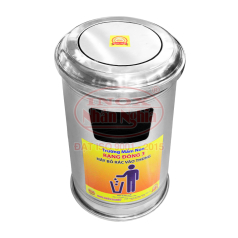 TRÙNG RÁC INOX TRÒN NẮP LẬT