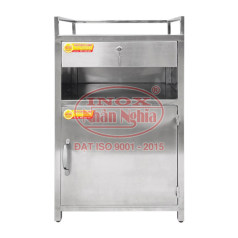 TỦ ĐẦU GIƯỜNG Y TẾ INOX 01