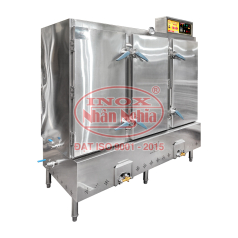 TỦ HẤP CƠM 150KG - SỬ DỤNG GAS VÀ ĐIỆN