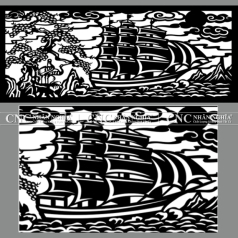 Vách ngăn trang trí CNC-118