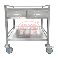 XE ĐẨY 2 TẦNG CÓ NGĂN KÉO SỬ DỤNG TRONG BỆNH VIỆN