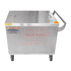 XE ĐẨY CƠM GIỮ NÓNG 2 LỚP - MẪU 02