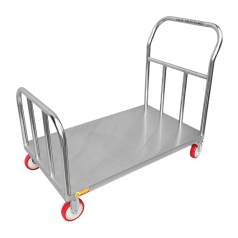 XE ĐẨY HÀNG INOX 2 ĐẦU INN 209