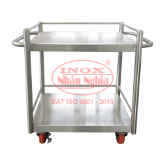 XE ĐẨY THỰC PHẨM 2 TẦNG