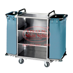 XE ĐẨY DỌN PHÒNG KHÁCH SẠN - MẪU 02