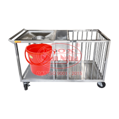 XE  ĐẨY THU GOM THỨC ĂN THỪA - MẪU 01