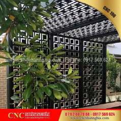 Mặt Dựng Sắt Mỹ Thuật CNC-196